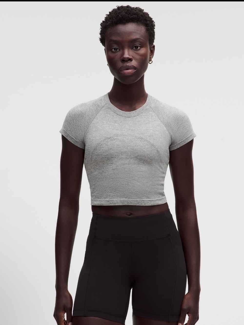 Lululemon | Swiftly Tech Cropped Short Sleeve Shirt 2.0 | Size 6